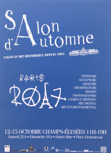 Salon d'Automne 12-15 Octobre 2017 Champs-Elysées 11H-19H